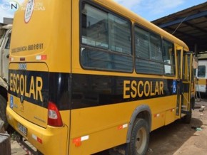 Ônibus escolar sofre assalto na zona rural de Picos.(Imagem:Folha Atual)