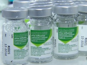Vacina contra o vírus Influenza H1N1.(Imagem:Reprodução/TV Morena)