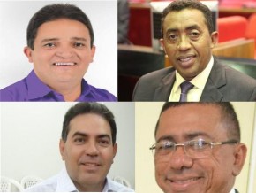 Candidatos na disputa pela prefeitura de Floriano.(Imagem:Reprodução/FlorianoNews)