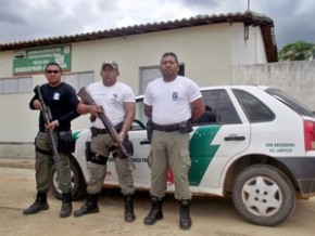Policiais do Grupamento de Polícia Militar da cidade foram acionados.(Imagem:Gustavo Almeida/G1)