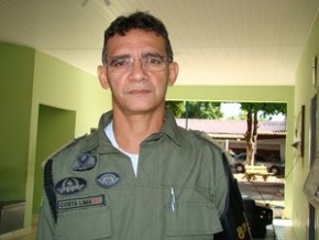 Coronel Costa Lima do 5º Batalhão da Polícia Militar de Teresina.(Imagem:Gil Oliveira/ G1)