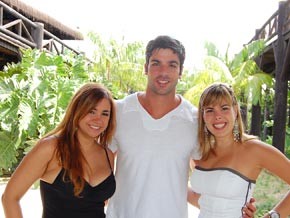 Mirla com Kadu e Thaís, do BBB 6(Imagem:Divulgação)
