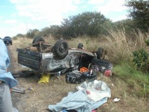 Colisão na manhã de domingo na BR-316 deixou ainda dois passageiros da Pampa feridos.(Imagem:Agoraed.com)