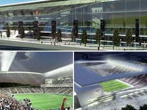 Imagens do projeto do estádio do Corinthians(Imagem:Divulgação / Corinthians)