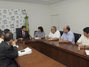 Reunião do governador com membros do ICM-Bio(Imagem:Regis Falcão)