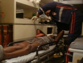 Acidente de moto(Imagem:Amarelinho)