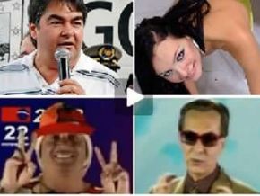 Famosos candidatos Brasil afora(Imagem:Divulgação)