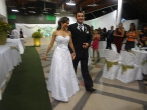 Enlace matrimonial de Leonardo e Poliana(Imagem:FlorianoNews)