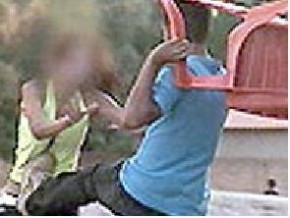 Flagra em Floriano:homem espancou sua mulher, deu tapas, pontapés(Imagem:Divulgação )