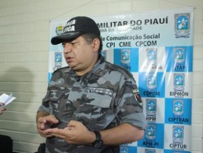 Coronel Antony Soares, subcomandante de policiamento de interior.(Imagem:Juliana Gomes/G1)