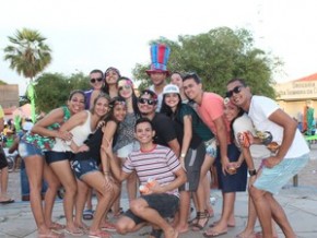 Grupo de 20 amigos se organizam para passar carnaval em Barras.(Imagem: Catarina Costa / G1)