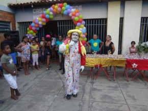 Palhaço Carrapeta animou Dia das Crianças em Floriano.(Imagem:FlorianoNews)