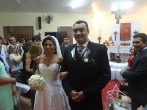 Enlace matrimonial de Leonardo e Poliana(Imagem:FlorianoNews)