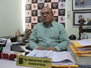 Delegado Francisco Costa(Imagem:Samantha Rodrigues)