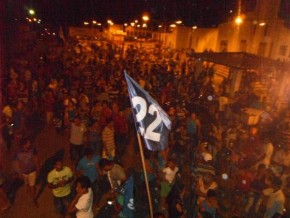 Eleitores comemoraram a vitória de Gleydson e Zé Augusto em Barão de Grajaú.(Imagem:FlorianoNews)