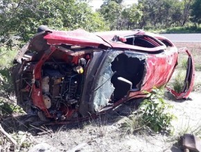 Cinco pessoas ficam feridas em acidente na zona rural de Floriano.(Imagem:Divulgação)