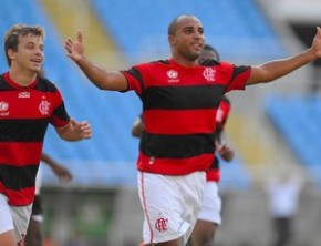 Deivid comemora gol na vitória do Flamengo.(Imagem: Maurício Val/VIPCOMM)