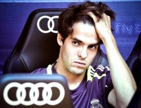 Kaká está fora da primeira final contra o Barça.(Imagem:EFE)