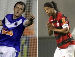 Montillo e Ronaldinho podem ser os personagens do jogo.(Imagem:Montagem sobre foto da Ag. Estado)