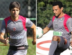 Juninho e Túlio, personagens importantes de Vasco e Figueira.(Imagem:Editoria de Arte/Globoesporte.com)