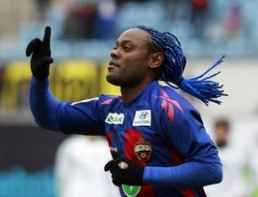 Vagner Love em jogo do CSKA.(Imagem: Getty Images)