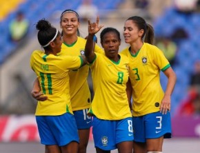Brasil o goleia Canadá e vai à final do Torneio da China de futebol feminino.(Imagem:Divulgação)