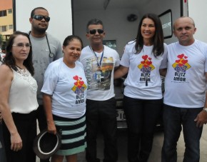 Margarete Coelho veste a camisa na luta contra a Aids.(Imagem:Paulo Barros)