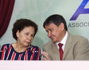 Governador Wellington Dias (PT) e vice Regina Sousa (PT)(Imagem:Roberta Aline)