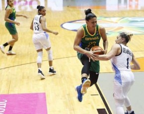 Seleção feminina de basquete bate Argentina e fica perto da semi da Copa América.(Imagem:FIBA/Divulgação)