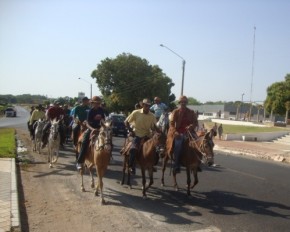 Vaqueiros na Cavalgada(Imagem:redação)