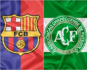 Barcelona e Chapecoense vão disputar amistoso em 7 de agosto.(Imagem:Reprodução)