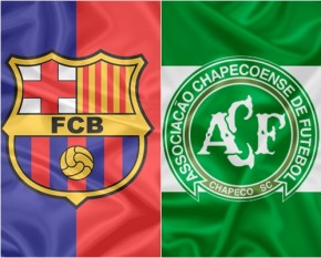 Barcelona e Chapecoense vão disputar amistoso em 7 de agosto.(Imagem:Reprodução)