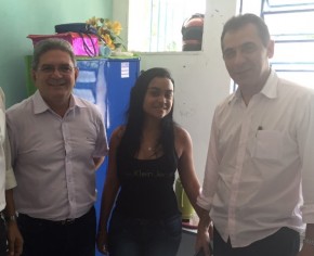 Prefeito visita escola rural onde sera implantado o Método de Ensino em Tempo Integral.(Imagem:Secom)