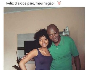 Jovem homenageia pai pouco antes de ser morta por ele.(Imagem:Reprodução)