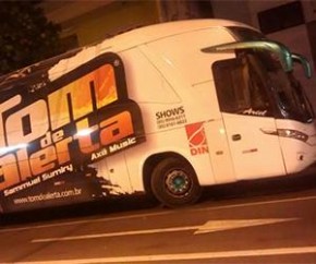 Ônibus roubado pelo PCC em SP é achado no Piauí com banda de axé.(Imagem:Polícia Militar)