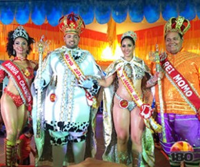 Concurso disputado elege os novos rei e rainha do carnaval de Teresina.(Imagem:180graus)