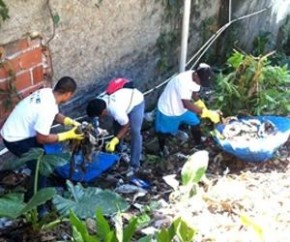 Contra o Aedes, operação já recolheu 500 toneladas de lixo em Teresina.(Imagem:Divulgação)