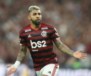 Gabigol tem lesão na coxa e vira o 7° problema em 16 dias no Flamengo.(Imagem:Divulgação)