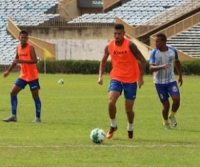 Jogo-treino do Altos.(Imagem:Stephanie Pacheco)