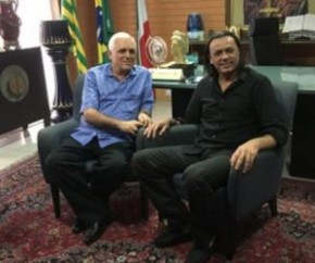 Franck Aguiar tem encontro com Themístocles na Assembleia.(Imagem:Alepi)