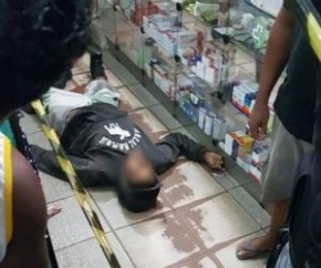 Criminoso é morto durante assalto a farmácia em Esperantina.(Imagem:Portalr10)