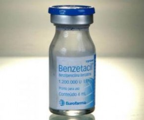 Antibiótico conhecido como Benzetacil(Imagem:Divulgação)