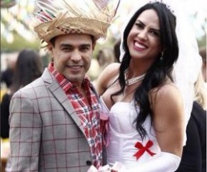 Zezé Di Camargo e Graciele se casam em festa junina.(Imagem:Instagram)