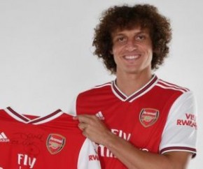 Arsenal anuncia contratação do zagueiro David Luiz(Imagem:Arsenal)