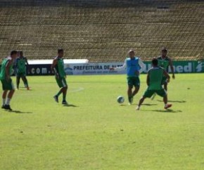 Treino do Salgueiro no Albertão nesta manhã de sábado.(Imagem:Wenner Tito)