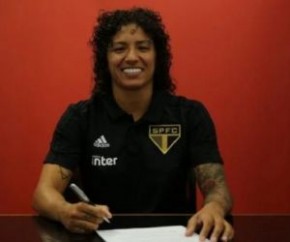 São Paulo anuncia contratação da atacante Cristiane para equipe feminina.(Imagem:Renata Damasio/Sao Paulo FC)
