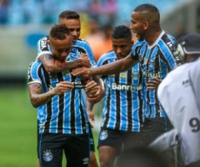 Grêmio goleia o Avenida, antecipa a classificação e fatura a Recopa Gaúcha.(Imagem:Lucas Uebel/Grêmio)