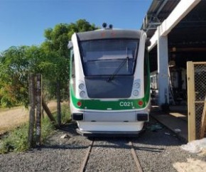 Novo VLT passa por testes e metrô deve deixar de funcionar até outubro.(Imagem:Setrans)