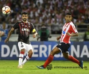 Atlético-PR recebe o Junior Barranquila por primeiro título internacional.(Imagem:Divulgação)