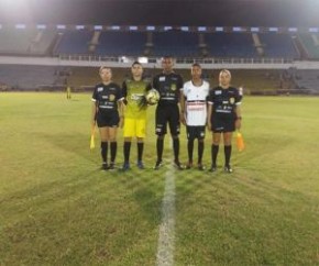 Árbitro sofre racismo durante jogo no Albertão no Dia da Consciência Negra.(Imagem:Divulgação/arbitragem)